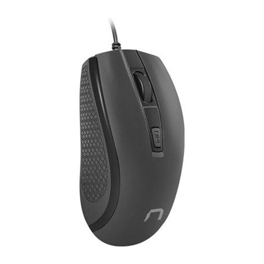 Natec Mouse Ottico HOOPOE 2 1600 DPI, USB, Nero