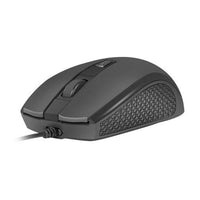 Natec Mouse Ottico HOOPOE 2 1600 DPI, USB, Nero