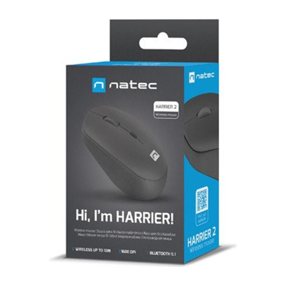 NATEC MOUSE WIRELESS HARRIER 2 1600DPI BT 5.1