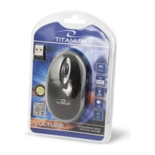 Mouse wireless ottico ambidestro Esperanza Titanum 1000 DPI