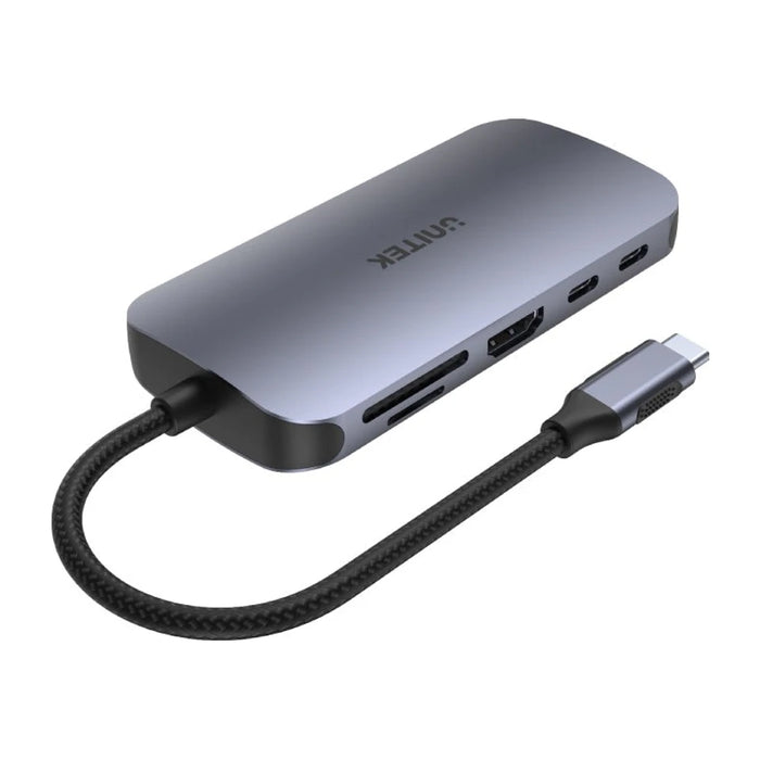 Hub interfaccia USB 3.0 SuperSpeed 5 Gb/s Silver UNITEK D1071A