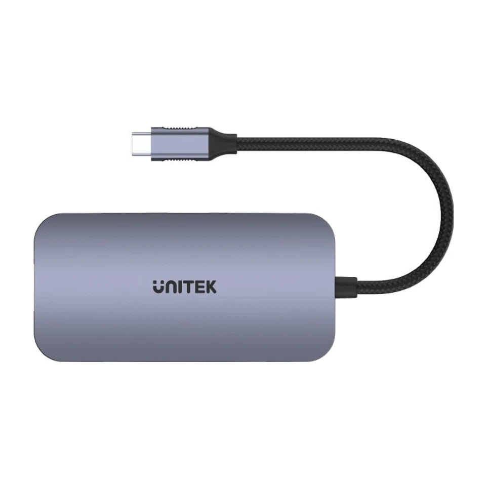 Hub interfaccia USB 3.0 SuperSpeed 5 Gb/s Silver UNITEK D1071A