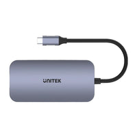 Hub interfaccia USB 3.0 SuperSpeed 5 Gb/s Silver UNITEK D1071A