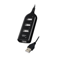 Vakoss TC-234UX hub di interfaccia USB 2.0 nero