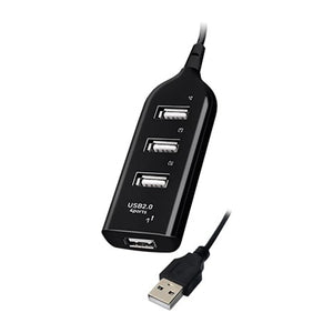 Vakoss TC-234UX hub di interfaccia USB 2.0 nero