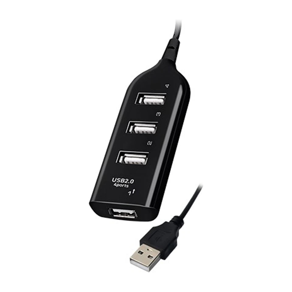 Vakoss TC-234UX hub di interfaccia USB 2.0 nero