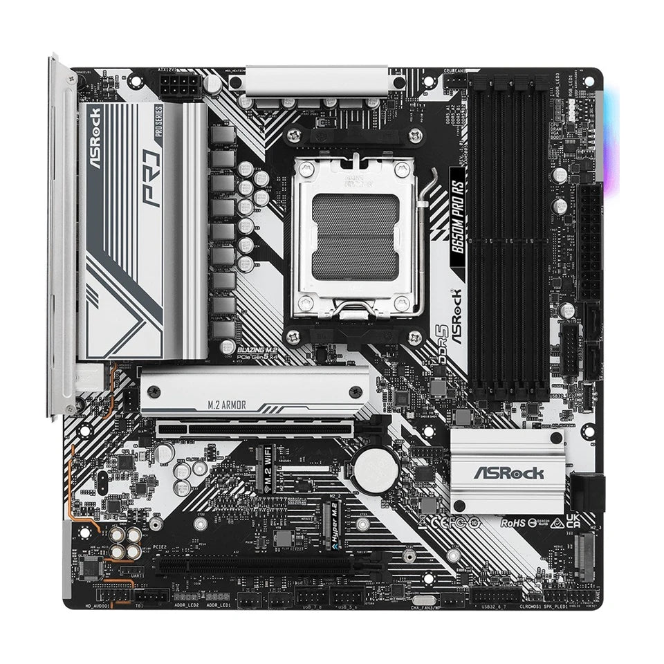 Asrock B650M Pro RS AMD B650 Socket AM5 micro ATX