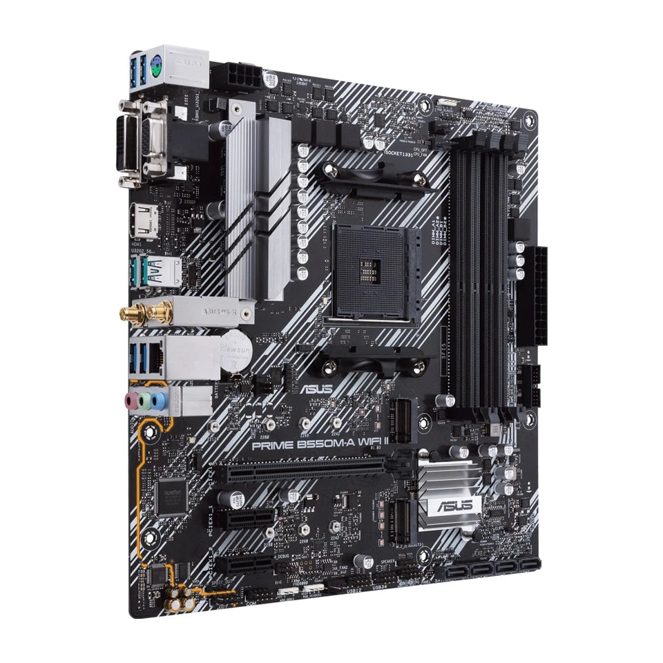 ASUS PRIME B550M-A WIFI II AMD B550 Socket AM4 micro ATX