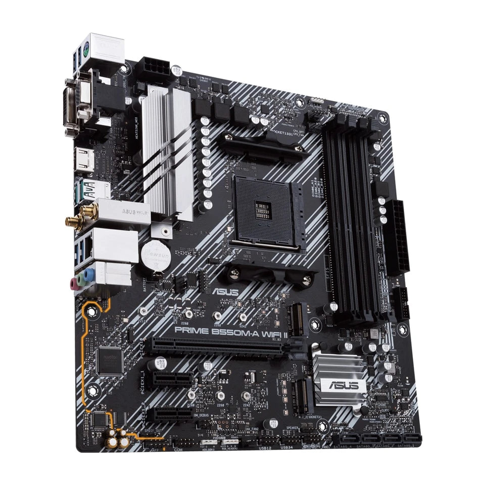 ASUS PRIME B550M-A WIFI II AMD B550 Socket AM4 micro ATX