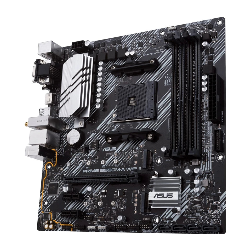 ASUS PRIME B550M-A WIFI II AMD B550 Socket AM4 micro ATX