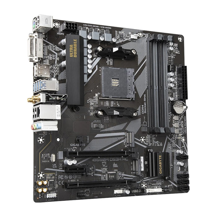 Gigabyte B550M DS3H Socket AM4 micro ATX AMD B550