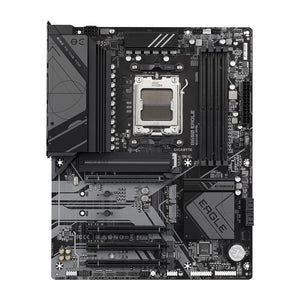 Scheda madre GIGABYTE B650 EAGLE - Supporta CPU AMD Ryzen 9000, VRM digitale 12+2+2 fasi, fino a 7600MHz DDR5 (OC), 1xPCIe 5.0 + 2xPCIe 4.0 M.2, LAN GbE, USB 3.2 Gen2