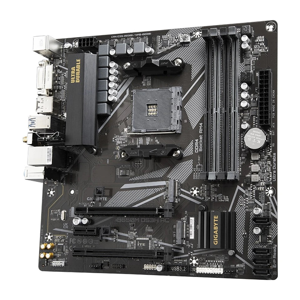 Gigabyte B550M DS3H Socket AM4 micro ATX AMD B550