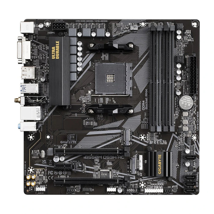 Gigabyte B550M DS3H Socket AM4 micro ATX AMD B550