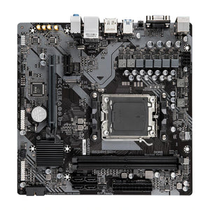 Scheda madre GIGABYTE B650M S2H - Supporta CPU AMD Ryzen 8000, VRM digitale 5+2+2 fasi, fino a 6400MHz DDR5, 1xPCIe 4.0 M.2, LAN GbE, USB 3.2 Gen 1