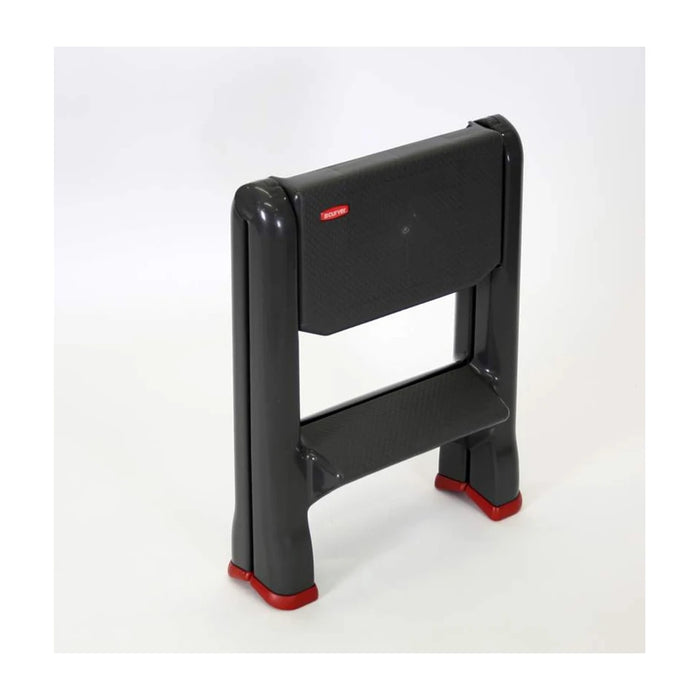 Sgabello a gradini Curver R034721 in polipropilene (PP) grigio, rosso