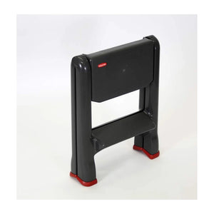 Sgabello a gradini Curver R034721 in polipropilene (PP) grigio, rosso