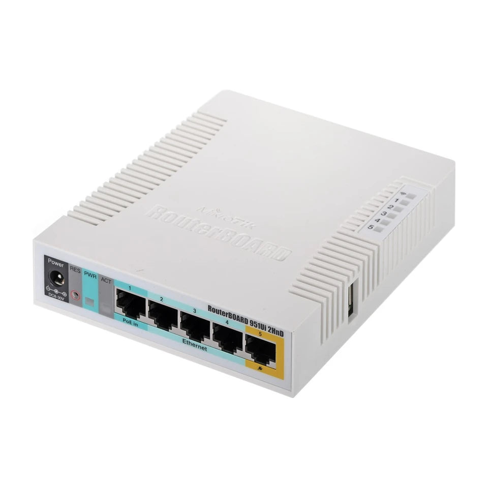 Mikrotik RB951Ui-2HnD Bianco Power over Ethernet (PoE)