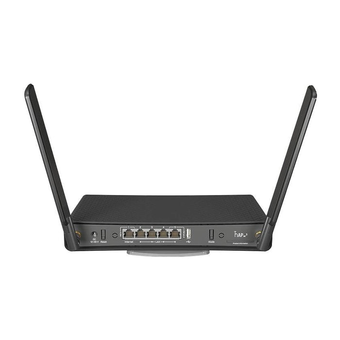Router wireless Mikrotik hAP ac³ Gigabit Ethernet Dual-band (2,4 GHz / 5 GHz) nero