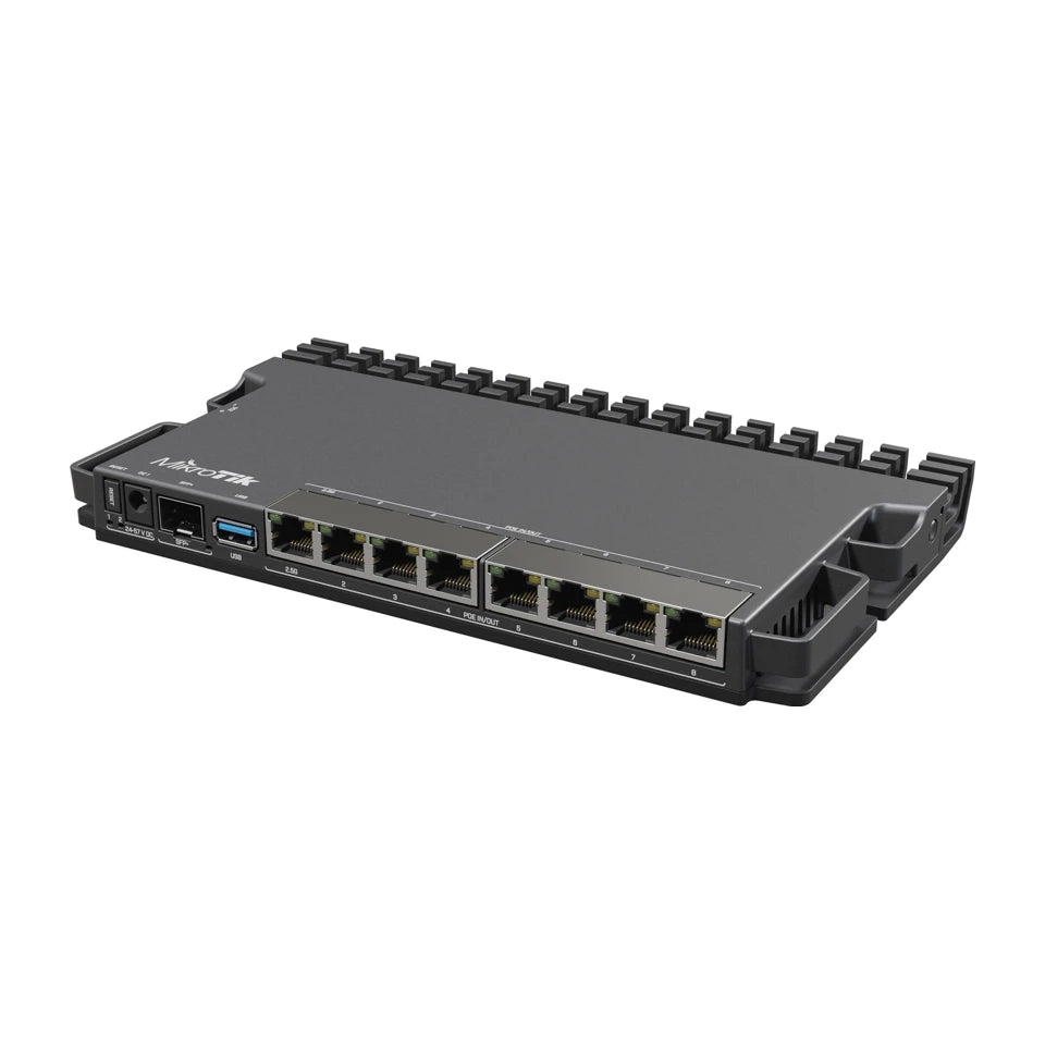 Router cablato Mikrotik RB5009UPR+S+IN 2.5 Gigabit Ethernet, Gigabit Ethernet Nero