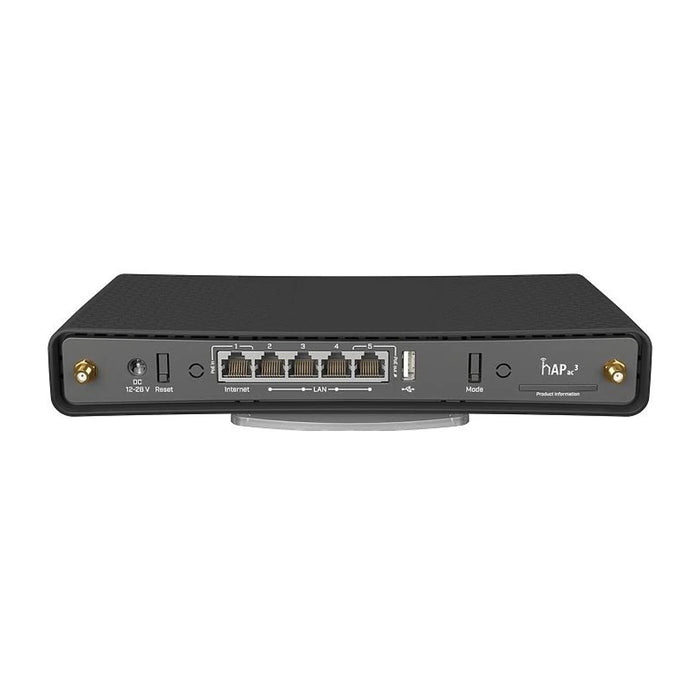 Router wireless Mikrotik hAP ac³ Gigabit Ethernet Dual-band (2,4 GHz / 5 GHz) nero