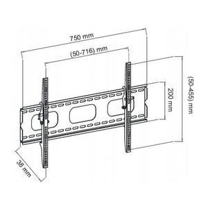 SUPPORTO PER MONITOR LCD MULTIOFFICE 30-50" AR-18