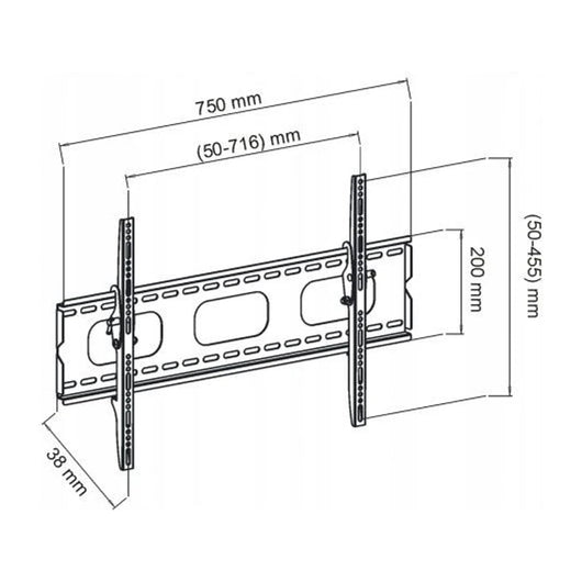 SUPPORTO PER MONITOR LCD MULTIOFFICE 30-50" AR-18