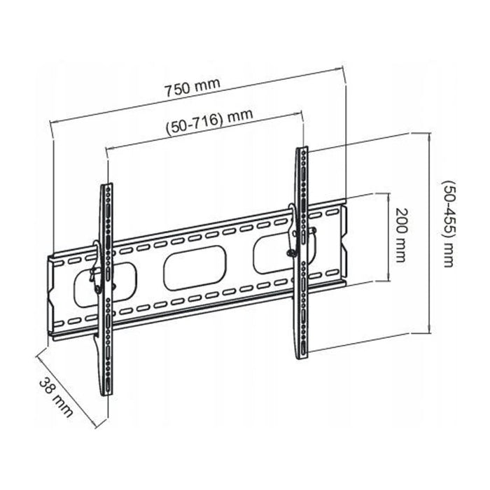 SUPPORTO PER MONITOR LCD MULTIOFFICE 30-50" AR-18