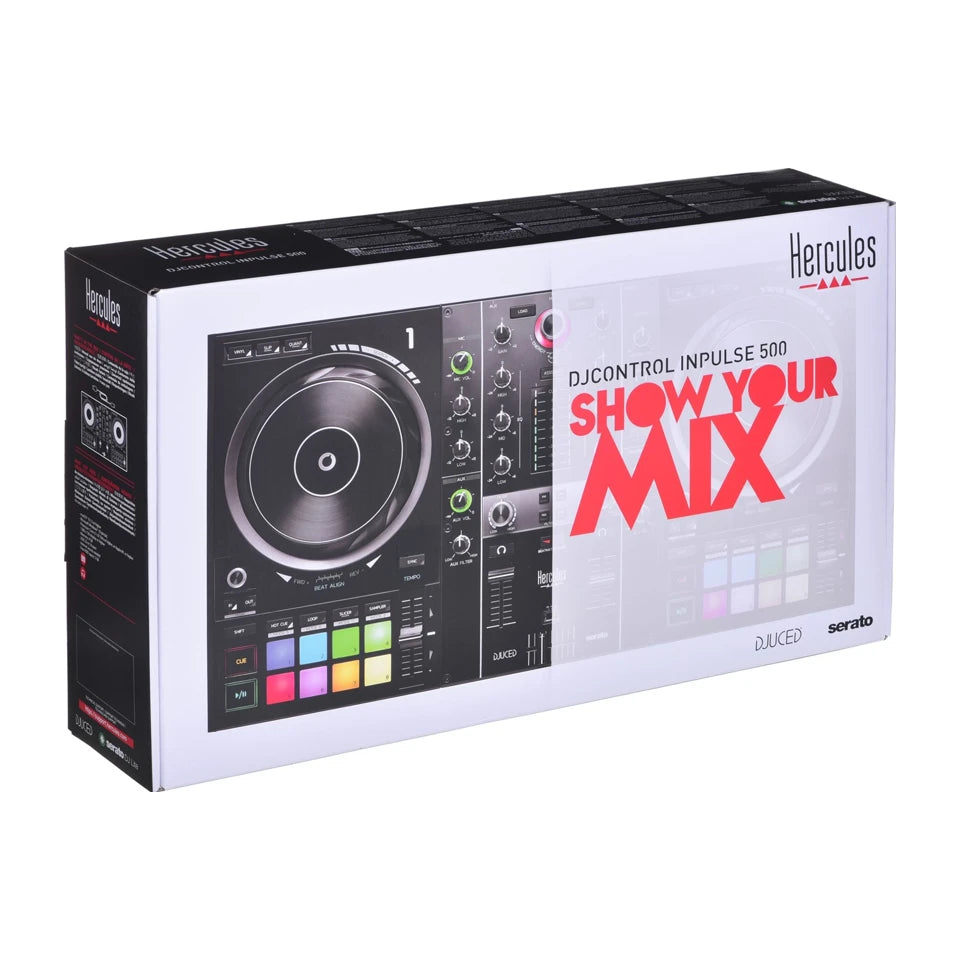 Hercules DJControl Inpulse 500 - Controller DJ a 2 canali