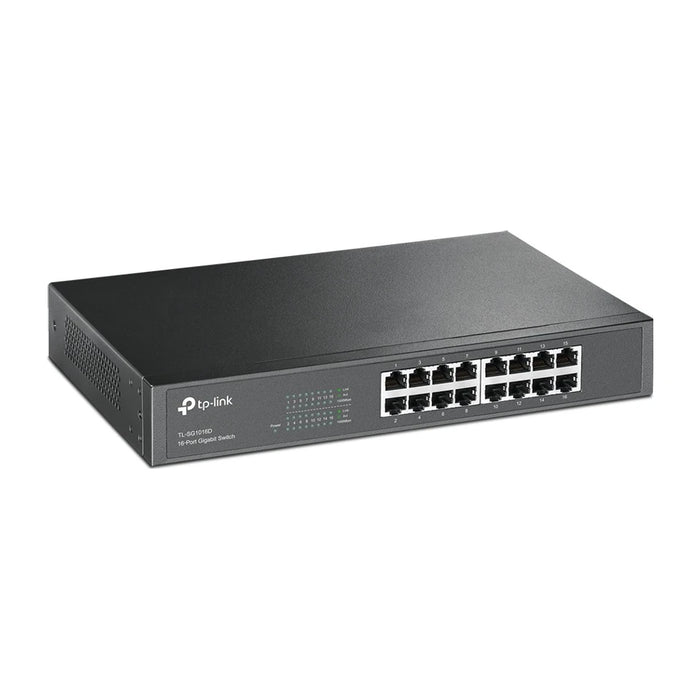 Switch di rete Gigabit da 16 porte TP-Link per desktop o montaggio a rack