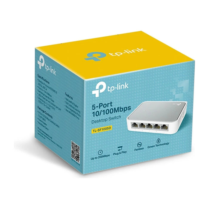 TP-Link TL-SF1005D Switch Ethernet Gestito (10/100) Bianco