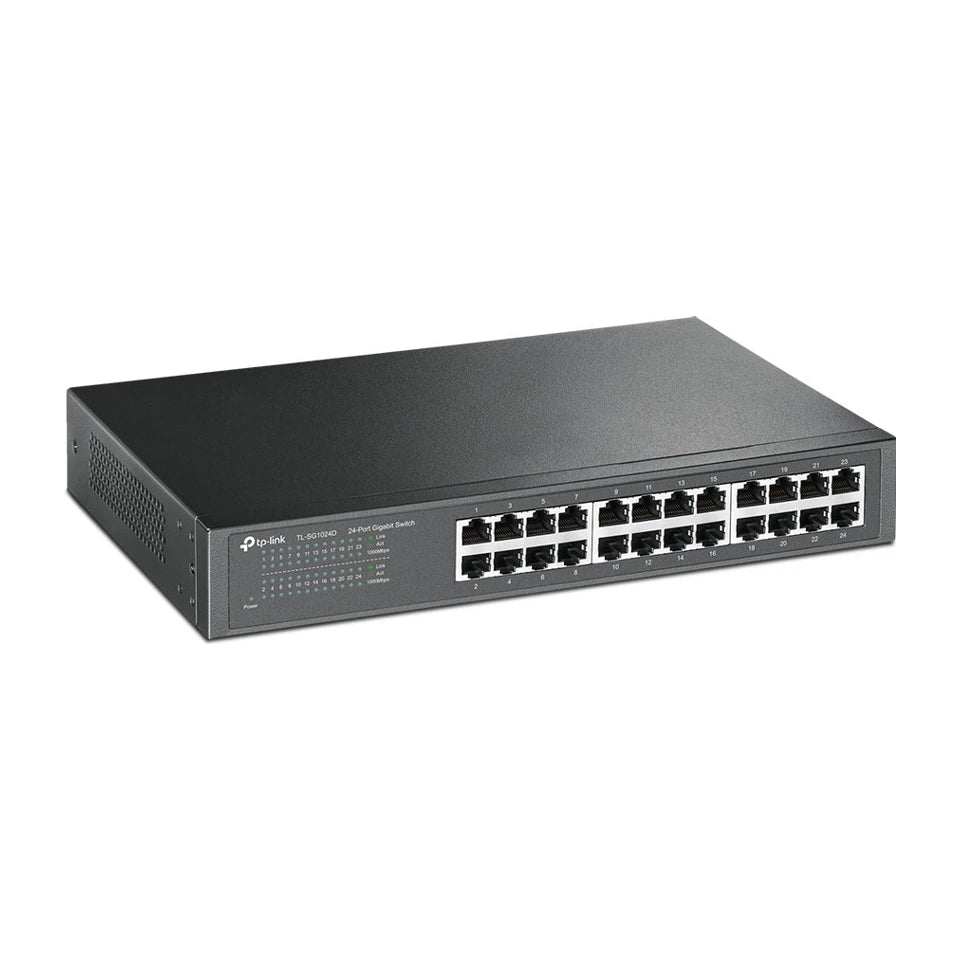 Switch di rete Gigabit da 24 porte TP-Link per desktop/rackmount