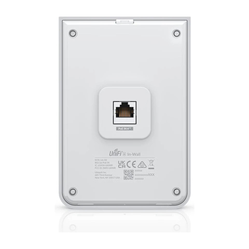 Ubiquiti Unifi 6 In-Wall 4800 Mbit/s Bianco Power over Ethernet (PoE)