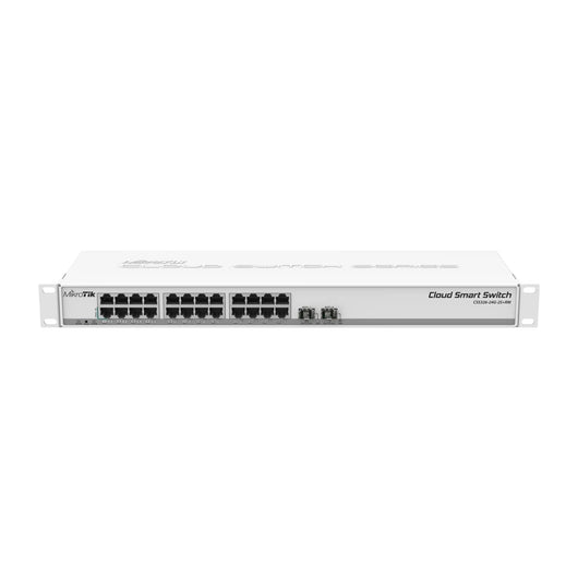 Switch di rete Mikrotik CSS326-24G-2S+RM gestito Gigabit Ethernet (10/100/1000) Power over Ethernet (PoE) 1U Bianco