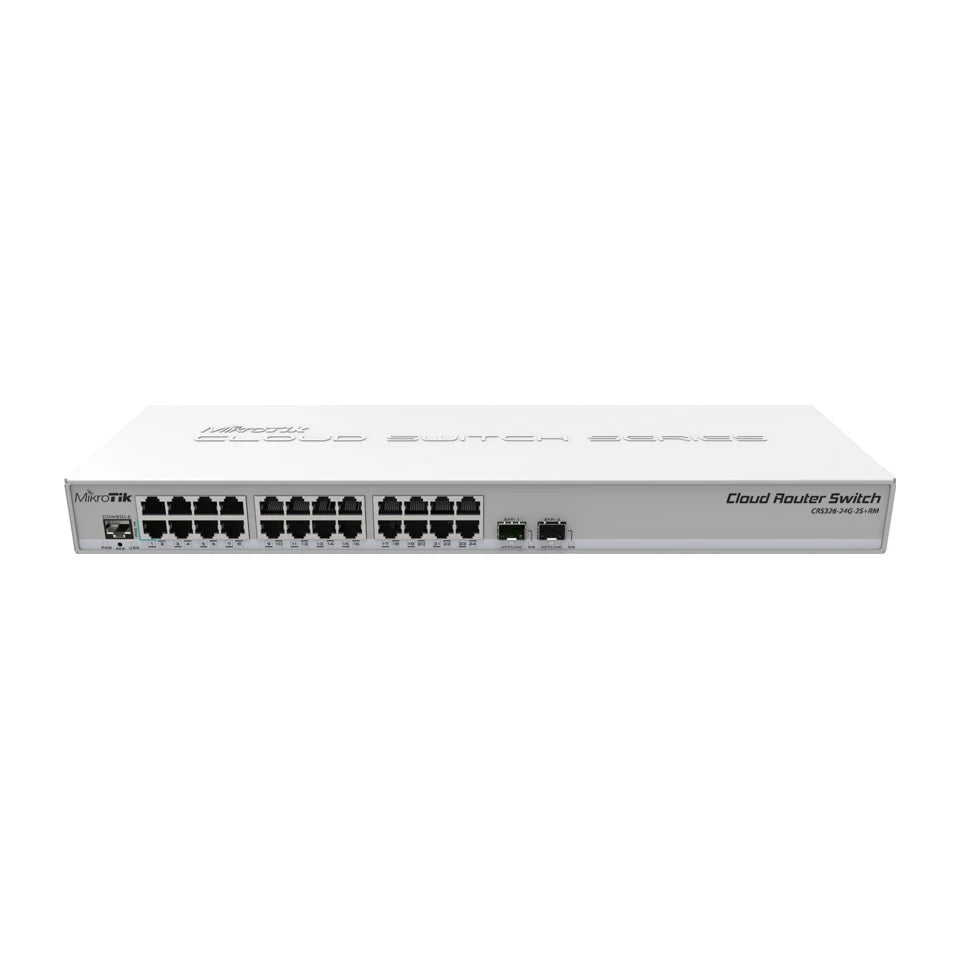Switch di rete Mikrotik CRS326-24G-2S+RM gestito L2 Gigabit Ethernet (10/100/1000) grigio