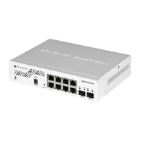 Switch di rete Mikrotik CSS610-8G-2S+IN Gigabit Ethernet (10/100/1000) con Power over Ethernet (PoE) Bianco