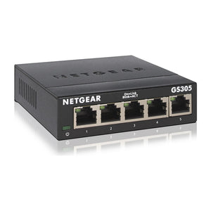 NETGEAR GS305 Switch Ethernet Gigabit non gestito (10/100/1000) Nero