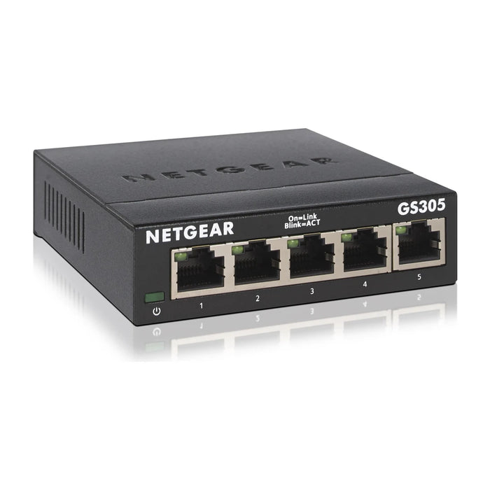 NETGEAR GS305 Switch Ethernet Gigabit non gestito (10/100/1000) Nero