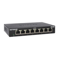 Switch di rete NETGEAR GS308-300PES non gestito L2 Gigabit Ethernet (10/100/1000) Nero