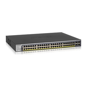 Switch di rete NETGEAR GS752TP-300EUS gestito L2/L3/L4 Gigabit Ethernet (10/100/1000) Power over Ethernet (PoE) 1U Nero