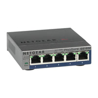 Switch di rete NETGEAR GS105E-200PES gestito L2/L3 Gigabit Ethernet (10/100/1000) Grigio
