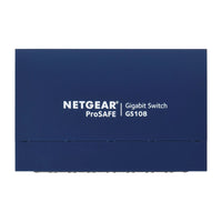 Switch di rete NETGEAR GS108GE Gigabit Ethernet non gestito (10/100/1000) Blu