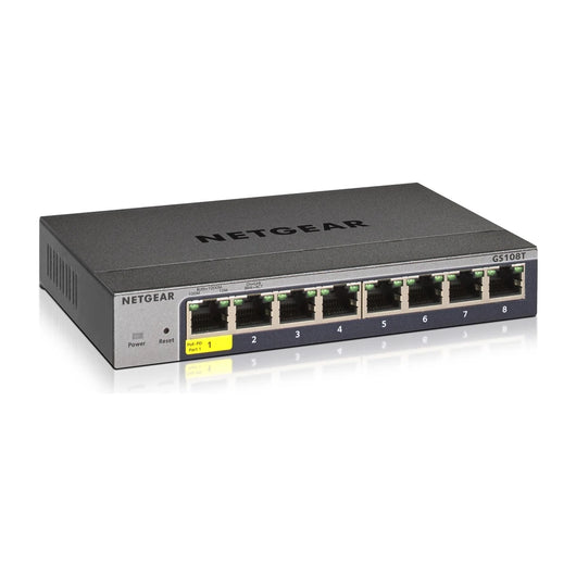 NETGEAR GS108Tv3 Ethernet Gigabit gestito L2 (10/100/1000) Grigio