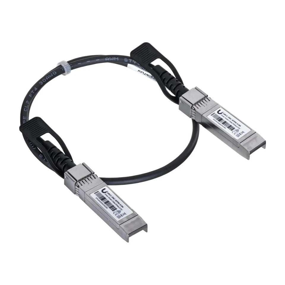 Cavo ottico in fibra/InfiniBand Ubiquiti UACC-DAC-SFP10-0.5M SFP+ nero