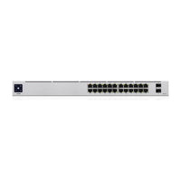 Ubiquiti UniFi 24-Port PoE Gestito L2/L3 Gigabit Ethernet (10/100/1000) Power over Ethernet (PoE) 1U Argento