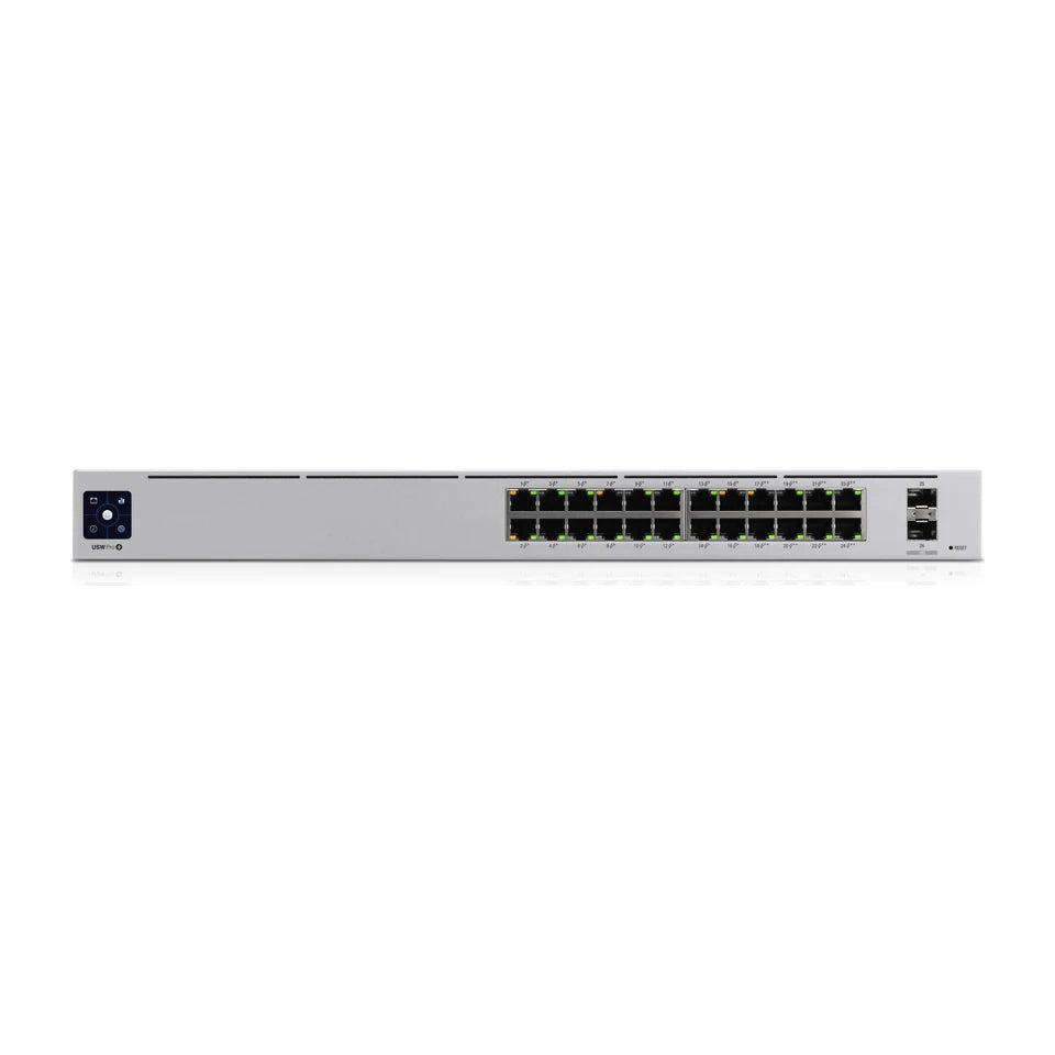 Ubiquiti UniFi Pro 24-Port PoE Gestito L2/L3 Gigabit Ethernet (10/100/1000) Power over Ethernet (PoE) 1U Argento