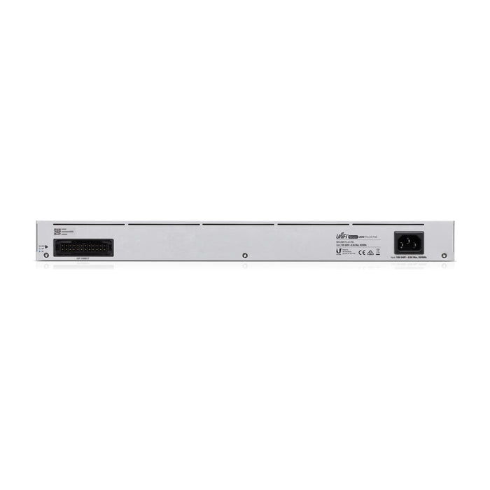 Ubiquiti UniFi Pro 24-Port PoE Gestito L2/L3 Gigabit Ethernet (10/100/1000) Power over Ethernet (PoE) 1U Argento