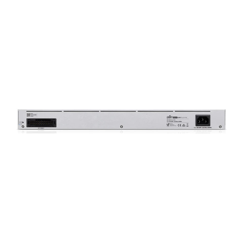 Ubiquiti UniFi Pro 24-Port PoE Gestito L2/L3 Gigabit Ethernet (10/100/1000) Power over Ethernet (PoE) 1U Argento