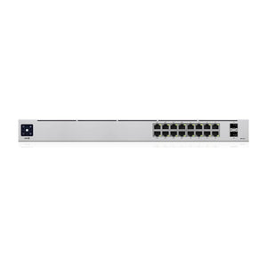 Ubiquiti UniFi 16-Port PoE Gestito L2/L3 Gigabit Ethernet (10/100/1000) Power over Ethernet (PoE) 1U Argento