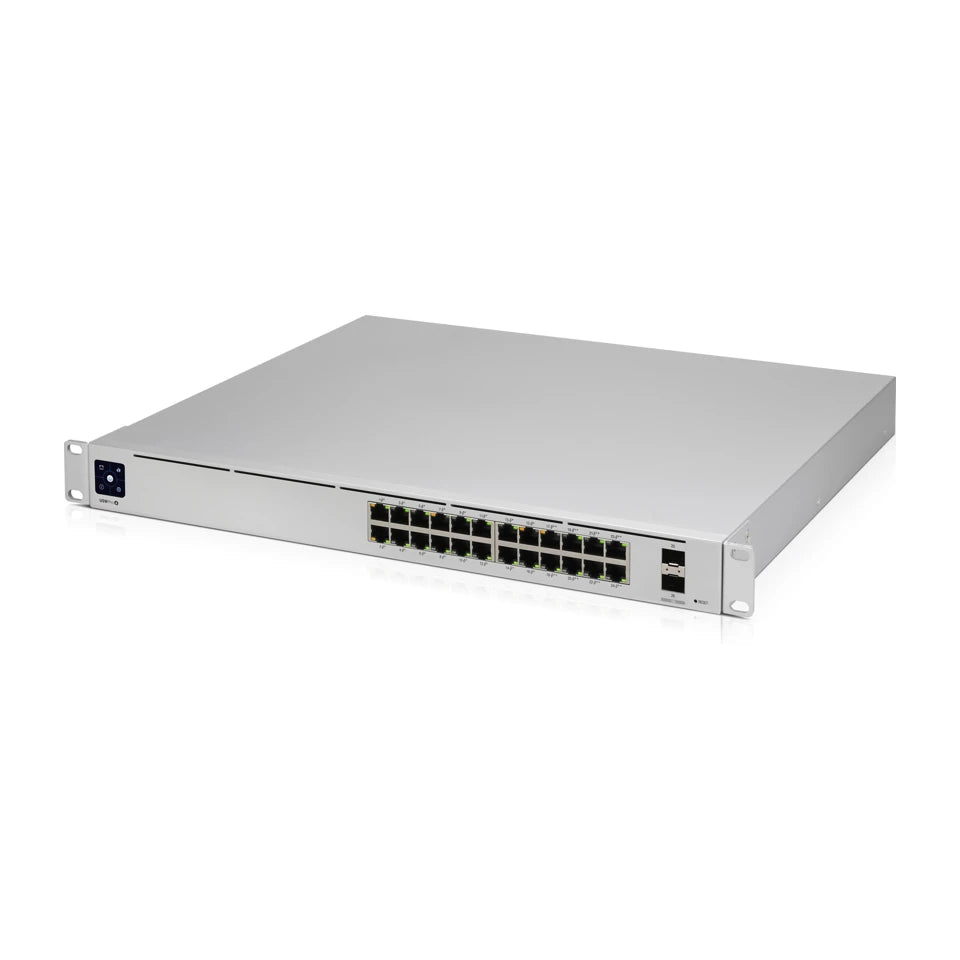 Ubiquiti UniFi Pro 24-Port PoE Gestito L2/L3 Gigabit Ethernet (10/100/1000) Power over Ethernet (PoE) 1U Argento